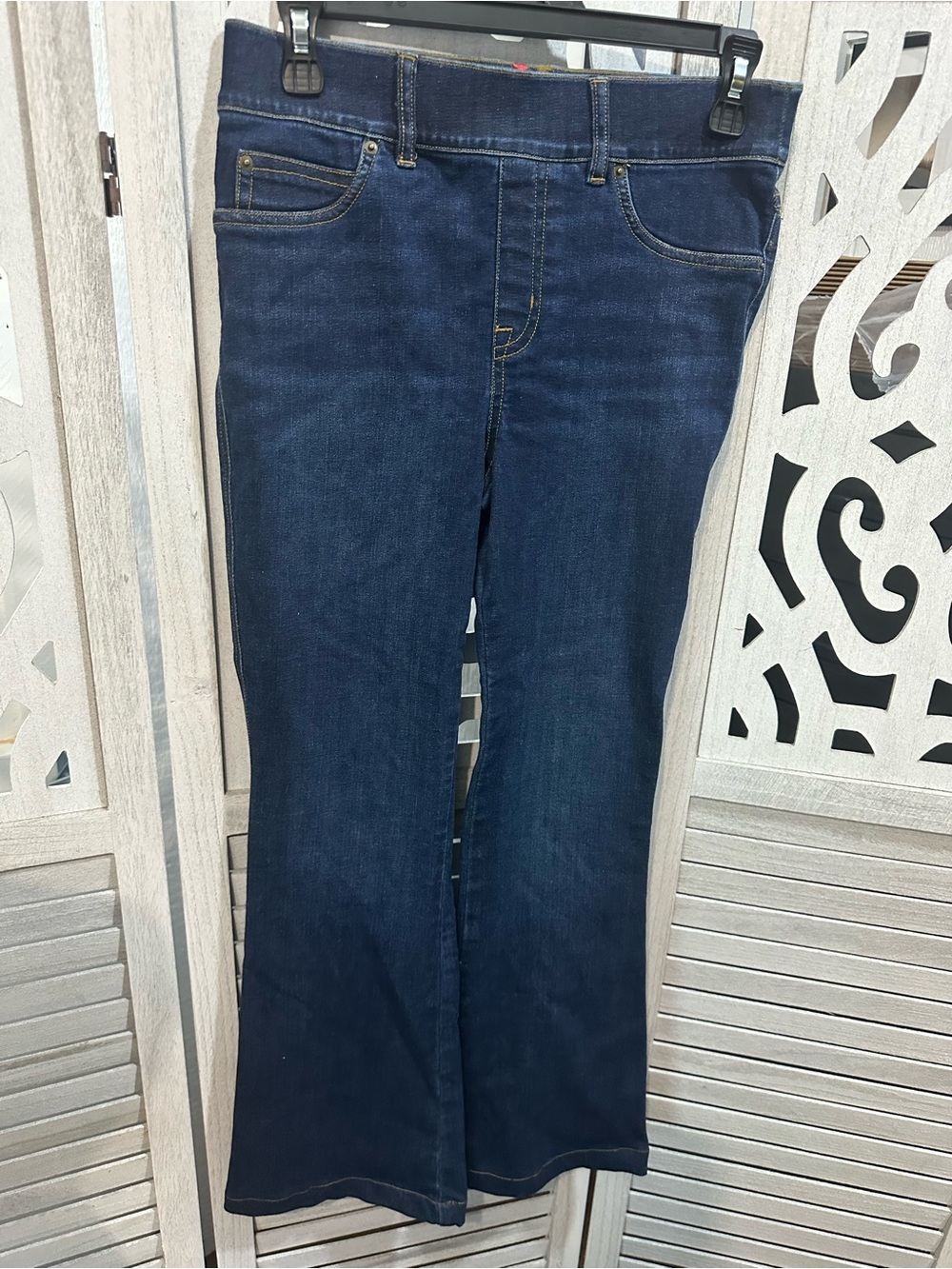 SPANX Dark Blue Boot Cut Jeans